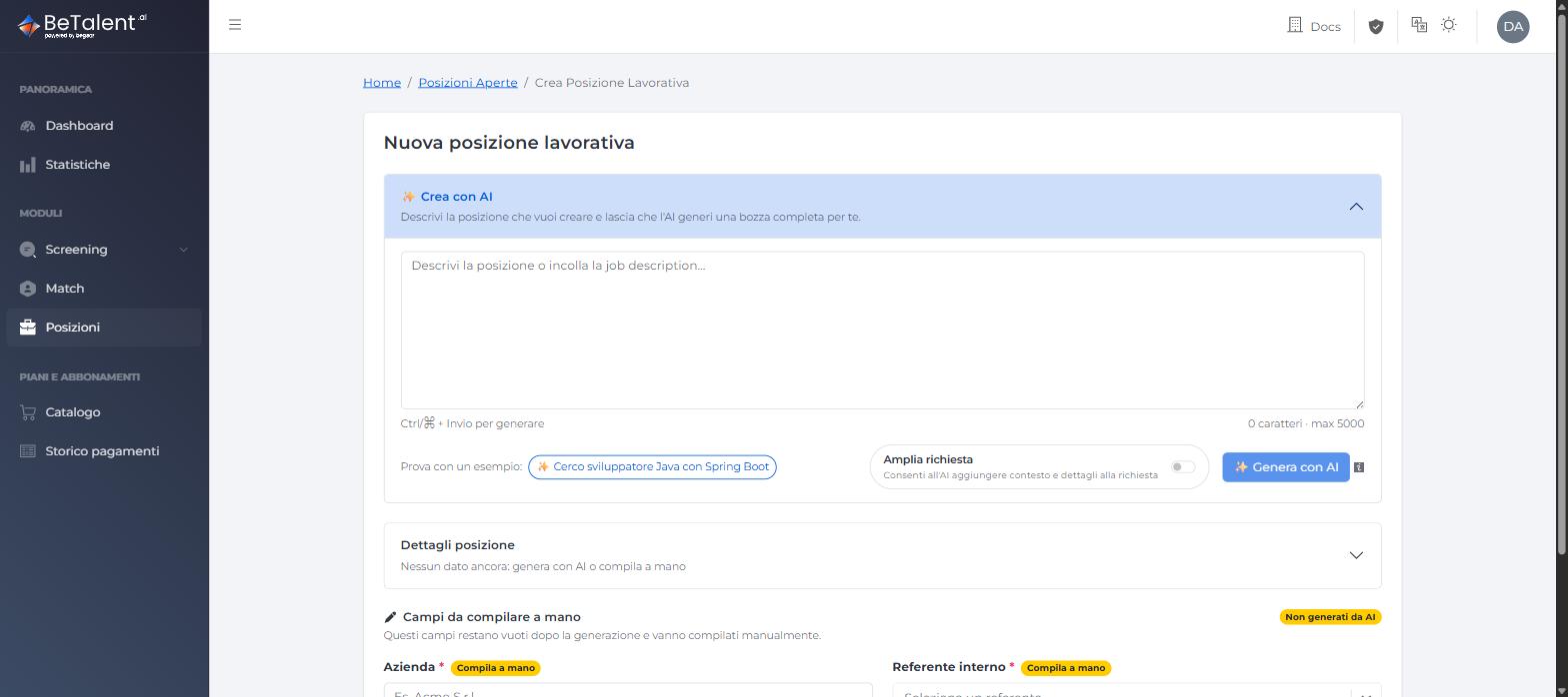 New job position — Create with AI
